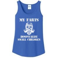 Funny Dad Quote My Farts Hospitalize Small Cool Dad Gift Ladies Essential Tank