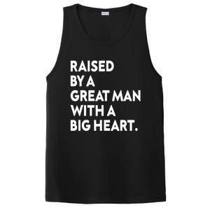 Father’s Day Quote Raised By A Great Man With A Big Heart PosiCharge Competitor Tank