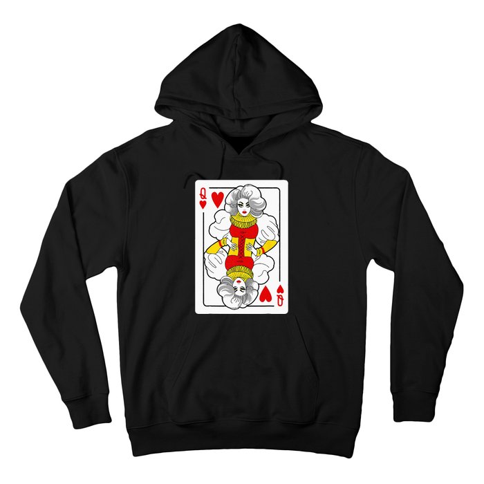 Fabulous Drag Queen Of Hearts Drag Queen Fan Yass Slay Werk Hoodie