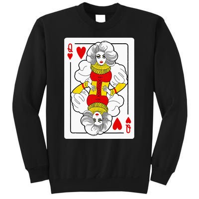 Fabulous Drag Queen Of Hearts Drag Queen Fan Yass Slay Werk Sweatshirt