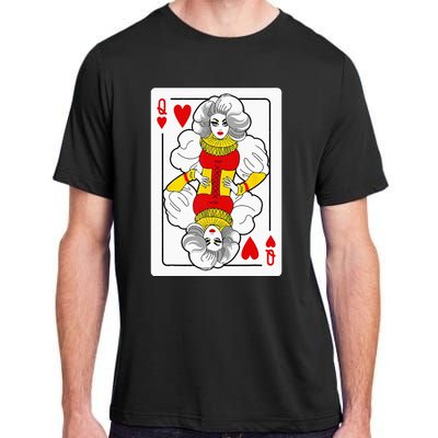 Fabulous Drag Queen Of Hearts Drag Queen Fan Yass Slay Werk Adult ChromaSoft Performance T-Shirt