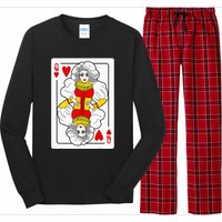 Fabulous Drag Queen Of Hearts Drag Queen Fan Yass Slay Werk Long Sleeve Pajama Set