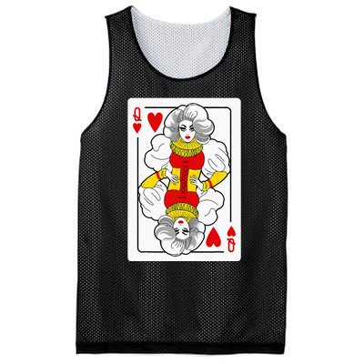 Fabulous Drag Queen Of Hearts Drag Queen Fan Yass Slay Werk Mesh Reversible Basketball Jersey Tank