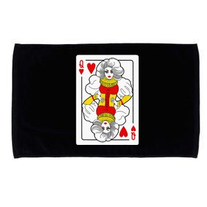 Fabulous Drag Queen Of Hearts Drag Queen Fan Yass Slay Werk Microfiber Hand Towel