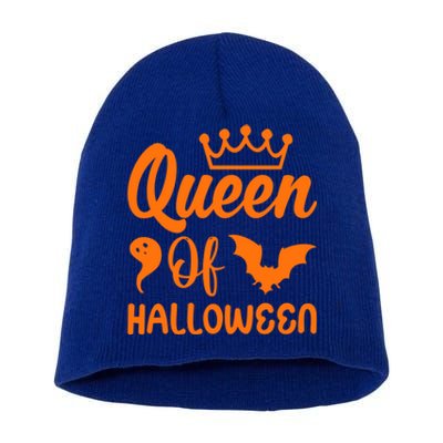 Funny Drag Queen Of Halloween Gift Short Acrylic Beanie