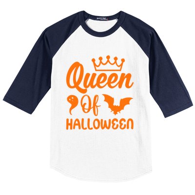 Funny Drag Queen Of Halloween Gift Baseball Sleeve Shirt