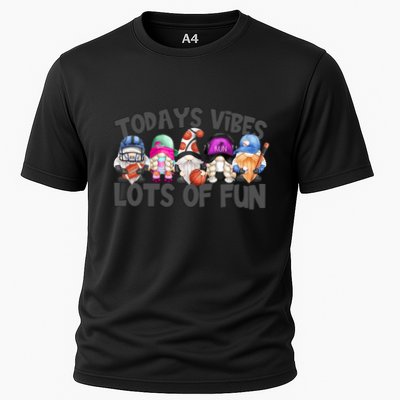 Field Day Quote Todays Vibes Lots Of Fun Gnomies Gift Performance Shirt