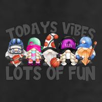 Field Day Quote Todays Vibes Lots Of Fun Gnomies Gift Adult Drive Performance Visor