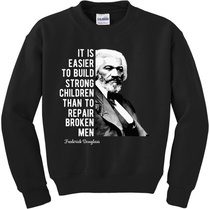 Frederick Douglass Quote For Black History Month Kids Sweatshirt