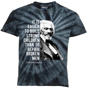 Frederick Douglass Quote For Black History Month Kids Tie-Dye T-Shirt