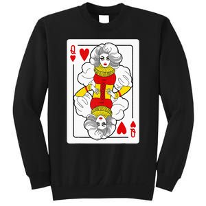 Fabulous Drag Queen of Hearts Drag Queen Fan Yass Slay Werk Sweatshirt