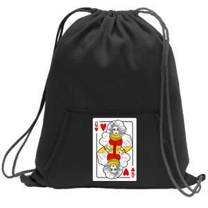 Fabulous Drag Queen of Hearts Drag Queen Fan Yass Slay Werk Sweatshirt Cinch Pack Bag