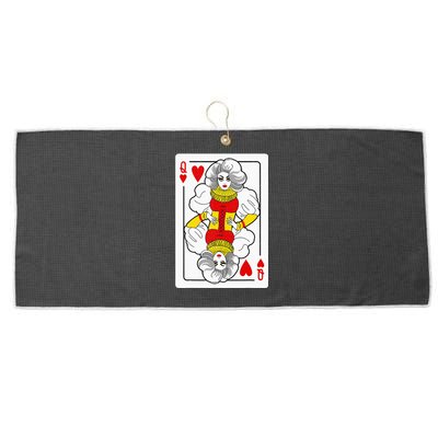 Fabulous Drag Queen of Hearts Drag Queen Fan Yass Slay Werk Large Microfiber Waffle Golf Towel