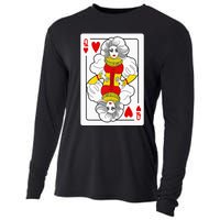 Fabulous Drag Queen of Hearts Drag Queen Fan Yass Slay Werk Cooling Performance Long Sleeve Crew