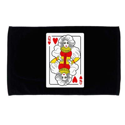 Fabulous Drag Queen of Hearts Drag Queen Fan Yass Slay Werk Microfiber Hand Towel