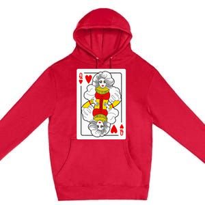 Fabulous Drag Queen of Hearts Drag Queen Fan Yass Slay Werk Premium Pullover Hoodie