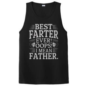 FatherS Day Retro Dad Best Farter Ever Oops I Mean Father PosiCharge Competitor Tank