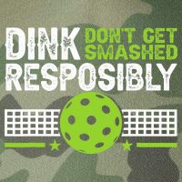 Funny Dink Responsibly Don't Get Smashed Pickleball Legacy Tie Dye Trucker Hat