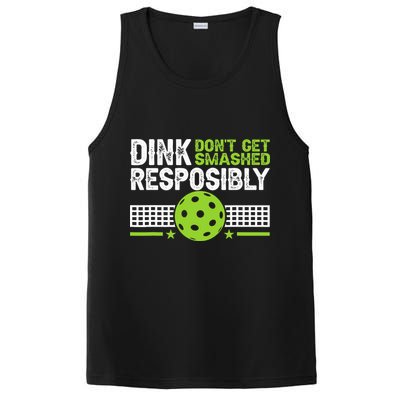 Funny Dink Responsibly Don't Get Smashed Pickleball PosiCharge Competitor Tank