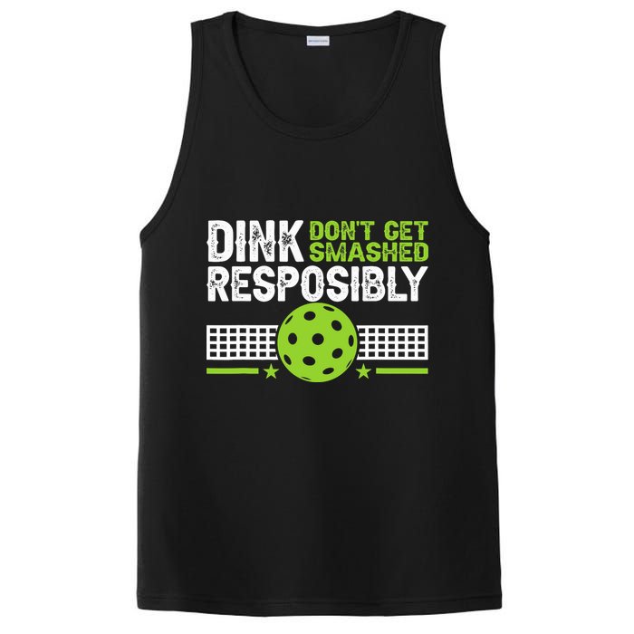 Funny Dink Responsibly Don't Get Smashed Pickleball PosiCharge Competitor Tank