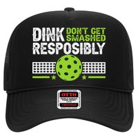 Funny Dink Responsibly Don't Get Smashed Pickleball Trucker Hat