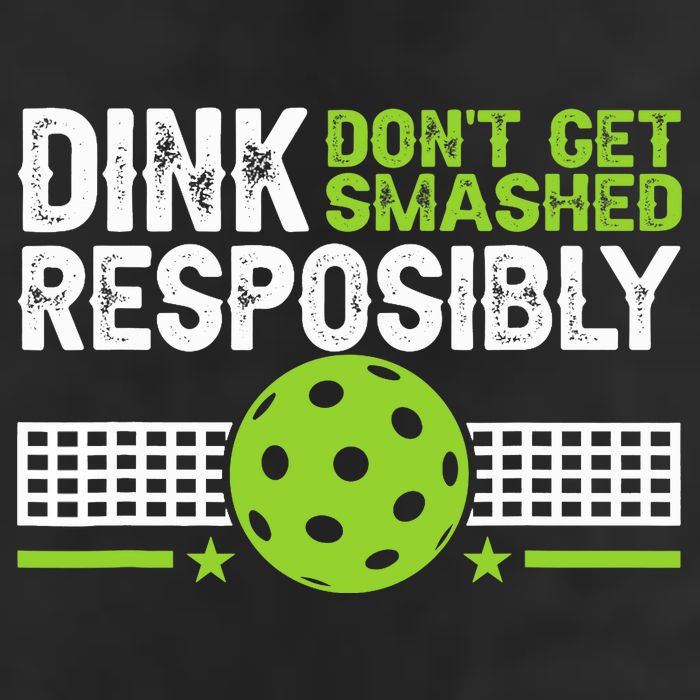 Funny Dink Responsibly Don't Get Smashed Pickleball Trucker Hat