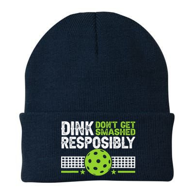 Funny Dink Responsibly Don't Get Smashed Pickleball Beanie