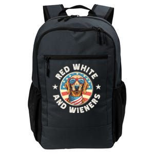 Funny Dachshund Red White And Wieners Weiner Dog 4th Of July Daily Commute Backpack