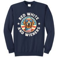 Funny Dachshund Red White And Wieners Weiner Dog 4th Of July Sweatshirt