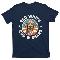 Funny Dachshund Red White And Wieners Weiner Dog 4th Of July T-Shirt