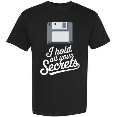 Floppy Disk Retro Tech Nostalgia Old School Computing Humor Garment-Dyed Heavyweight T-Shirt