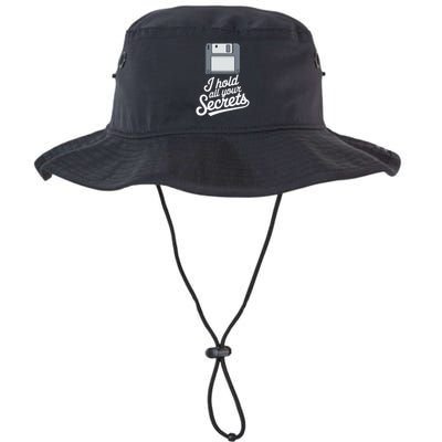Floppy Disk Retro Tech Nostalgia Old School Computing Humor Legacy Cool Fit Booney Bucket Hat