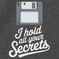 Floppy Disk Retro Tech Nostalgia Old School Computing Humor Vector Backpack
