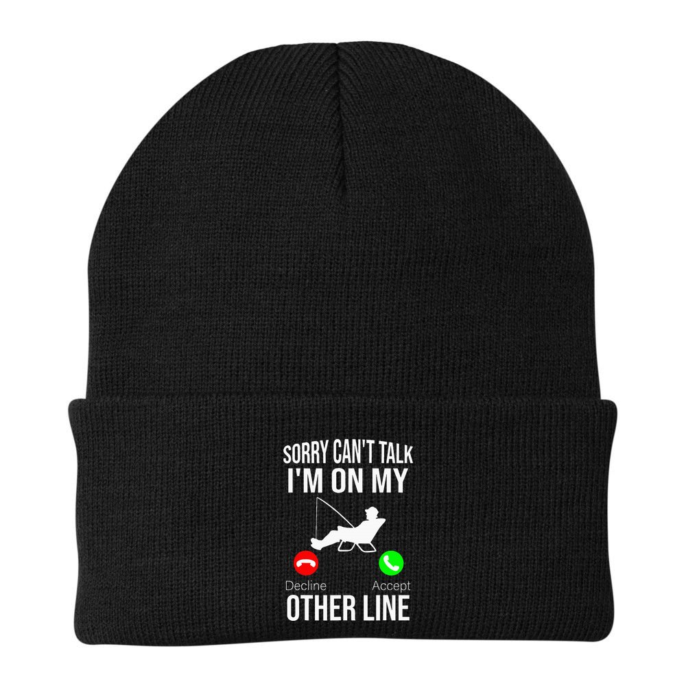 Fishing Dad Reel Cool Fish Bass Fishing Beanie