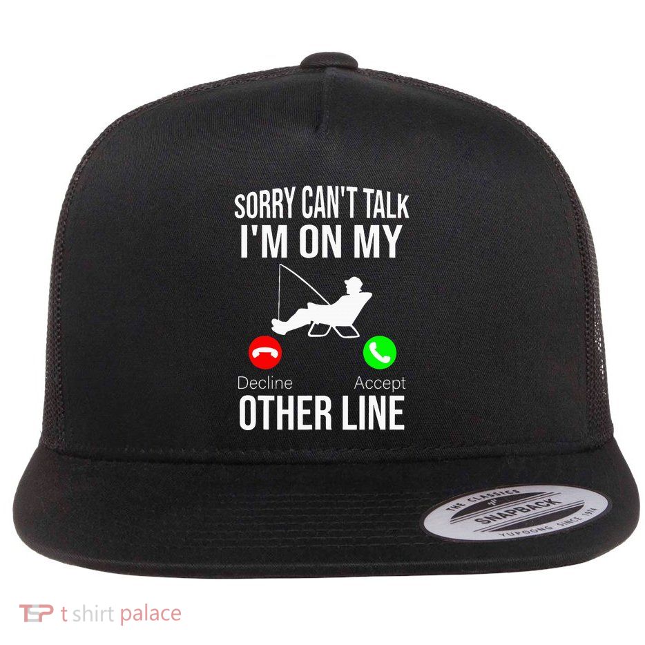 Fishing Dad Reel Cool Fish Bass Fishing Flatbill Hat