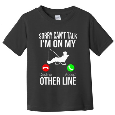 Fishing Dad Reel Cool Fish Bass Fishing Toddler T-Shirt