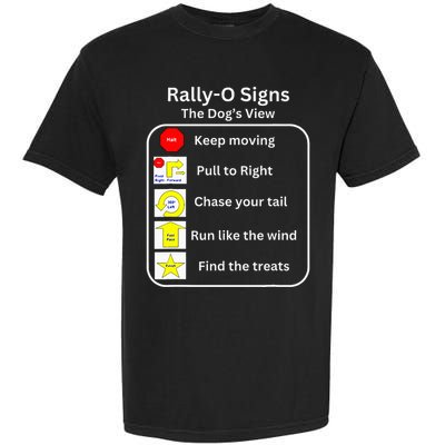 Funny Dog Rally Obedience Garment-Dyed Heavyweight T-Shirt