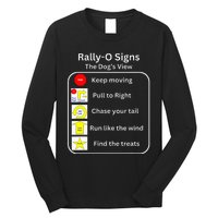 Funny Dog Rally Obedience Long Sleeve Shirt