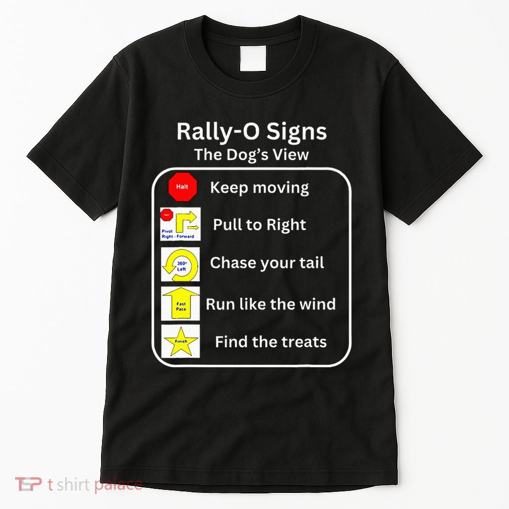 Funny Dog Rally Obedience Tall T-Shirt