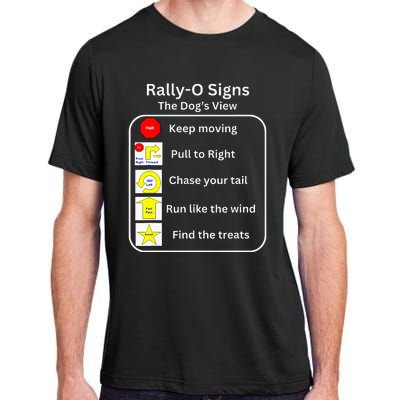 Funny Dog Rally Obedience Adult ChromaSoft Performance T-Shirt