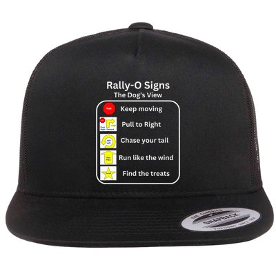 Funny Dog Rally Obedience Flatbill Hat
