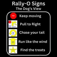 Funny Dog Rally Obedience 16 in Basic Backpack