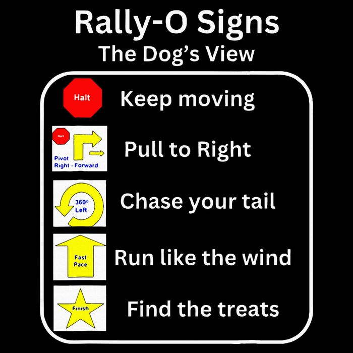Funny Dog Rally Obedience 16 in Basic Backpack
