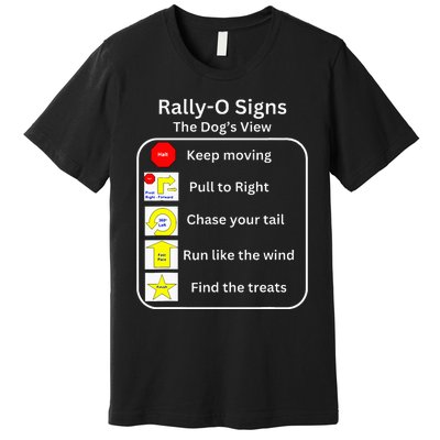 Funny Dog Rally Obedience Premium T-Shirt