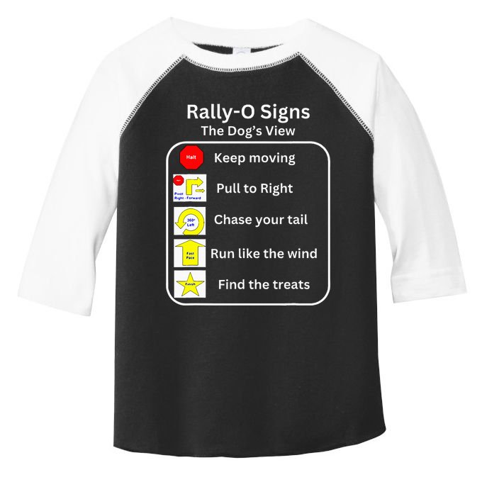 Funny Dog Rally Obedience Toddler Fine Jersey T-Shirt