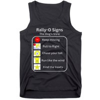 Funny Dog Rally Obedience Tank Top