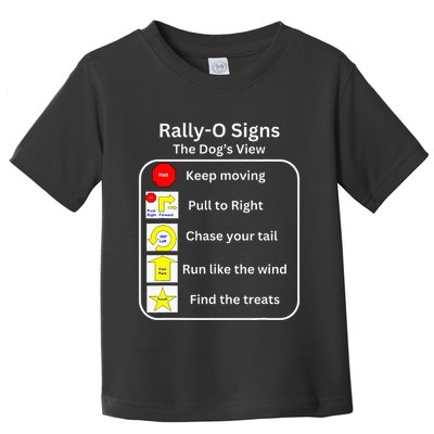 Funny Dog Rally Obedience Toddler T-Shirt