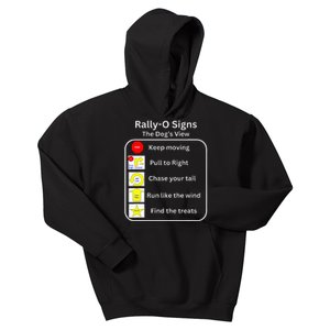 Funny Dog Rally Obedience Kids Hoodie