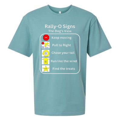 Funny Dog Rally Obedience Sueded Cloud Jersey T-Shirt