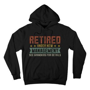 Fathers Day Retired Grandpa Funny Retirement Hoodie